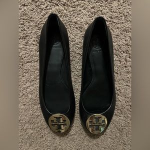 Black Tory Burch Flats